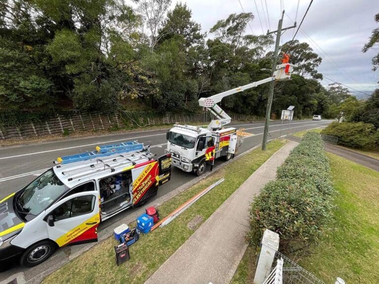 Local Electricians Responding To A Power Outage