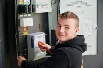 Electrician Upgrading Switchboard